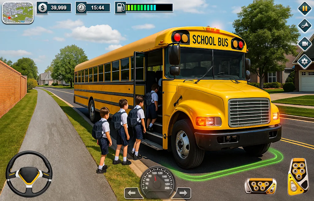 【安卓手机游戏】校车驾驶游戏 3d