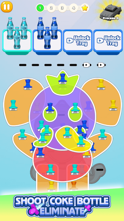 【安卓手机游戏】射击可乐瓶：消除