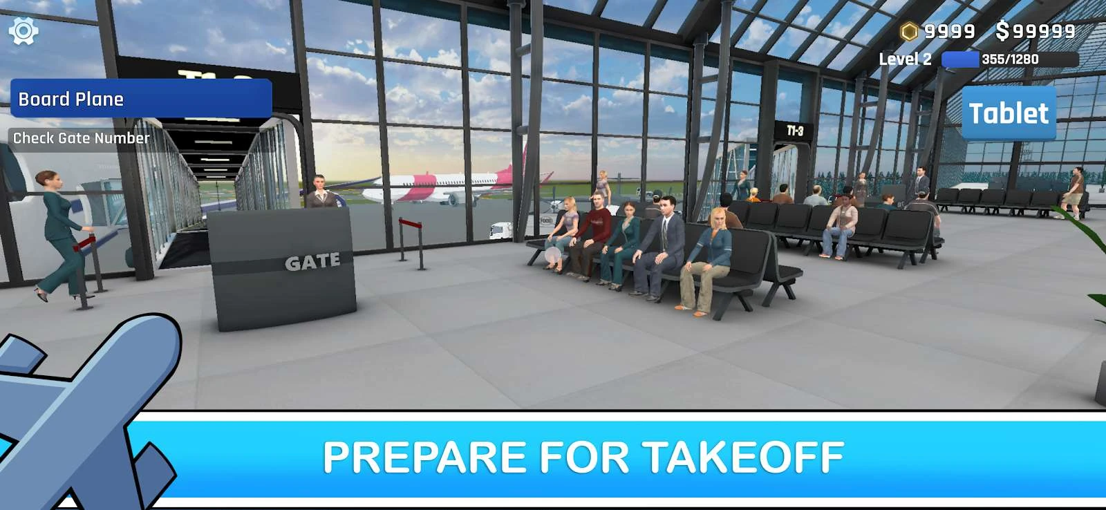 【安卓手机游戏】机场乘务员模拟器