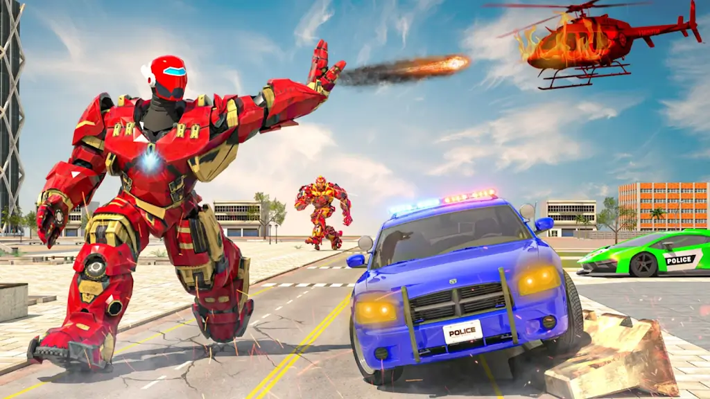 【安卓手机游戏】警拥直升机汽车游戏